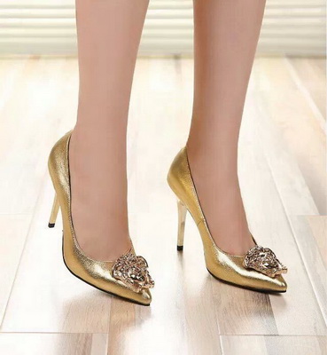 V Shallow mouth stiletto heel Shoes Women--001
